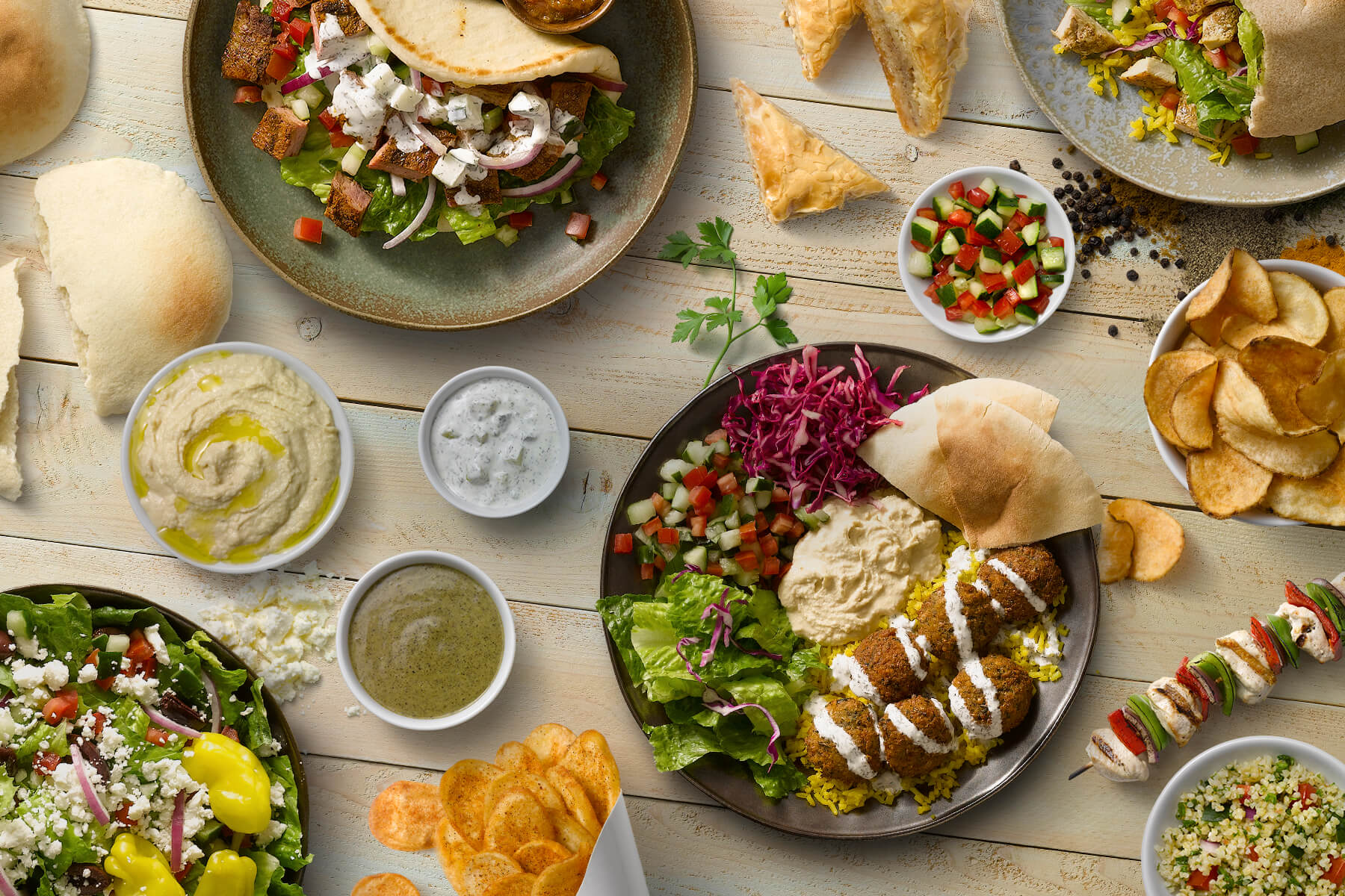 mediterranean food menu